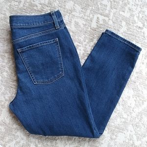 Old Navy Mid-Rise Boyfriend Built-In Warm Jeans 4 Blue